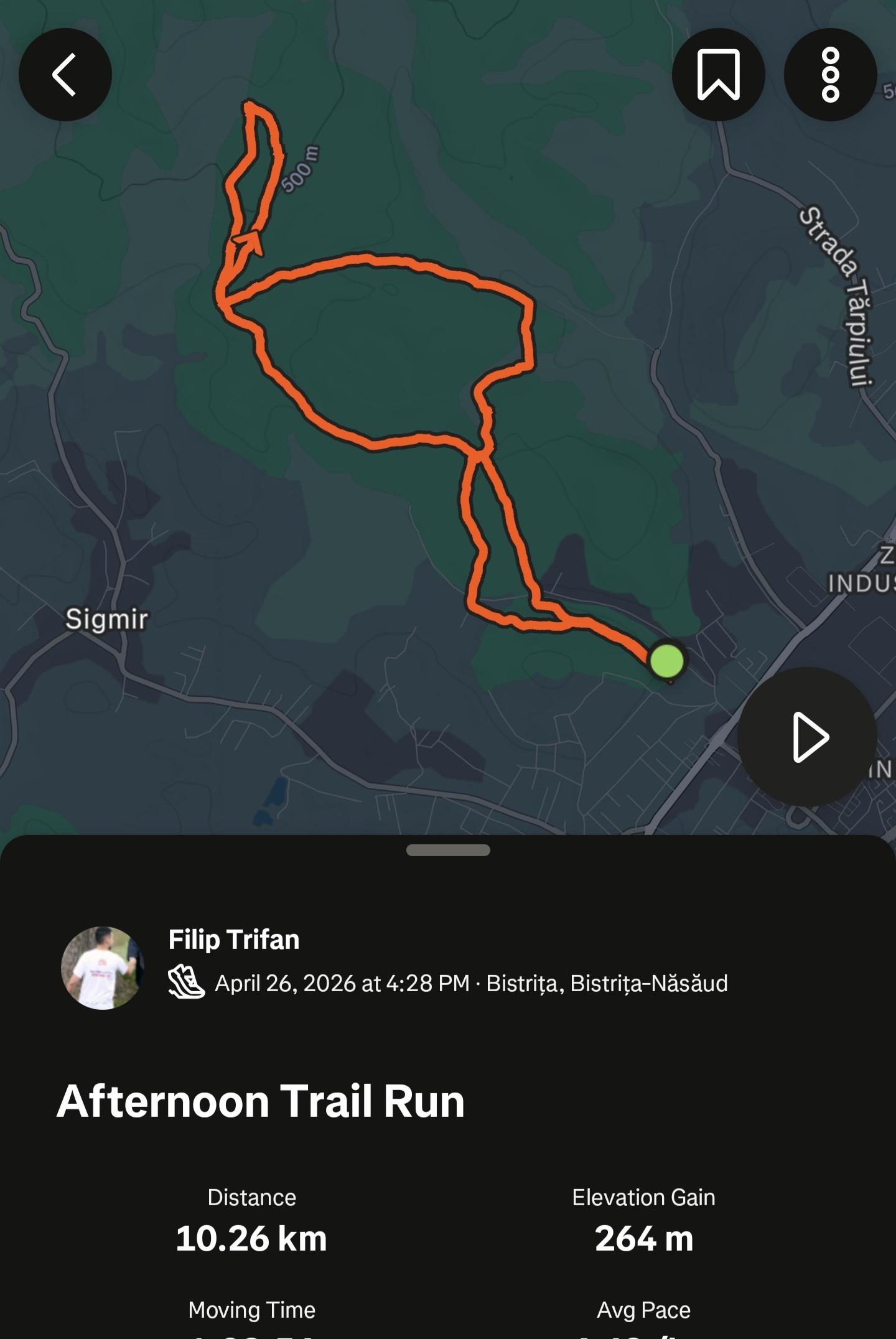 Hartă traseu 10 km, Schullerwald